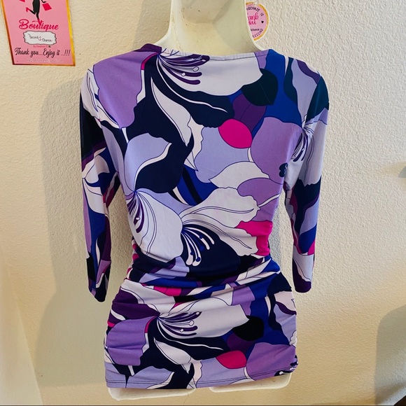 “Jennifer Lopez “ purple Blouse size “ M” - Picture 12 of 14